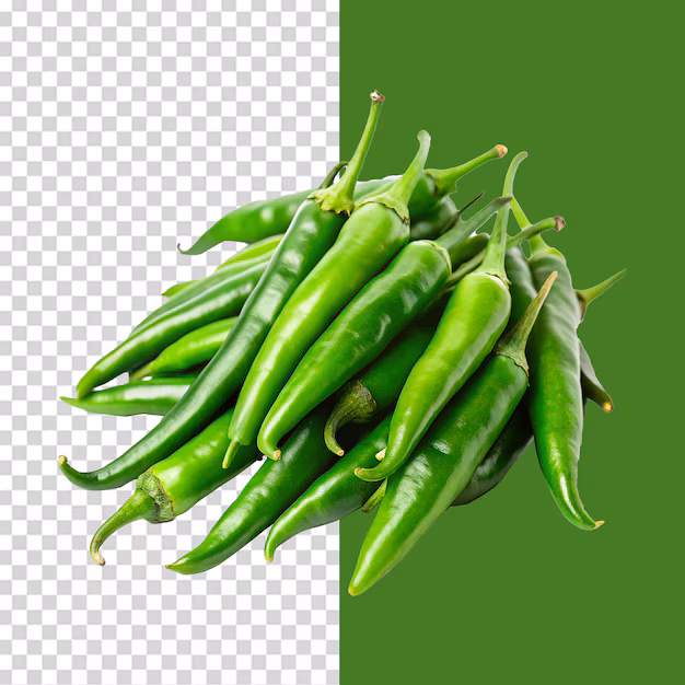 Green Chili Non-frozen (Hot) 100g