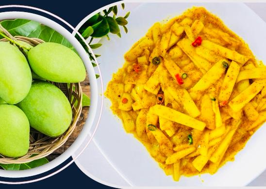 Kacha Amer Vorta || কাঁচা আমের ভর্তা